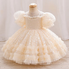Baby Girl First Birthday Party Wedding Dress