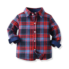 Kid Baby Boy Suit Autumn Long Sleeve Little Gentleman Suspenders 3 Pcs Sets