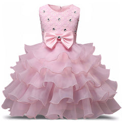 Kid Baby Girls Princess Birthday Wedding Evening Christmas Party Dress