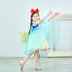 Kid Girl Snow White Elsa Girls Rainbow Cloak Princess Dresses