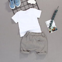 Baby Boys Bow Sets Gentleman Short 2 Pcs Sets