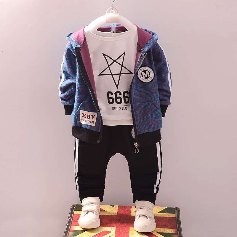 Baby Boy Boutique Gentleman Autumn Suit Casual 3 Pcs Outfits