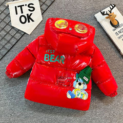 Kid Boys Winter Cotton-padded Down Jacket Coats