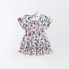 Family Matching Mother-daughter Parent-child Flower Dresses