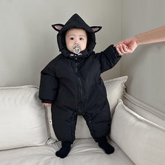 0-3T Baby Jumpsuit Thick Winter Romper