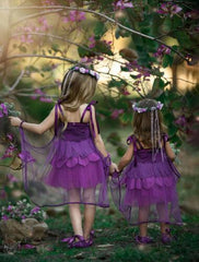Girls Flower Pageant Bridesmaid Petals Dressses
